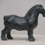 Sculpture Cheval postier